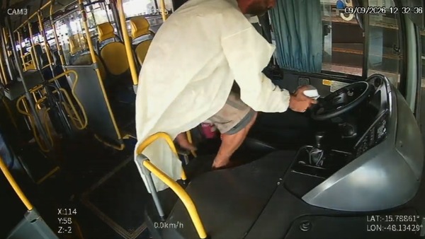 Homem é preso após fugir de hospital e furtar ônibus em Brasília (DF)