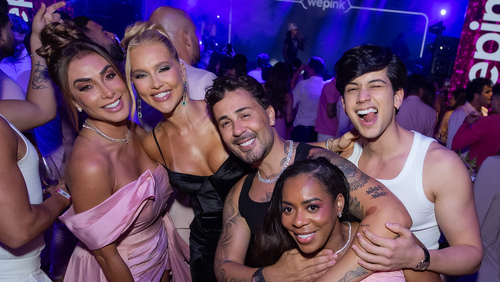Confira os looks dos famosos na festa de 5 anos da WePink