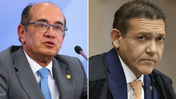 Mensagens revelam briga nos bastidores entre Gilmar Mendes e Nunes Marques