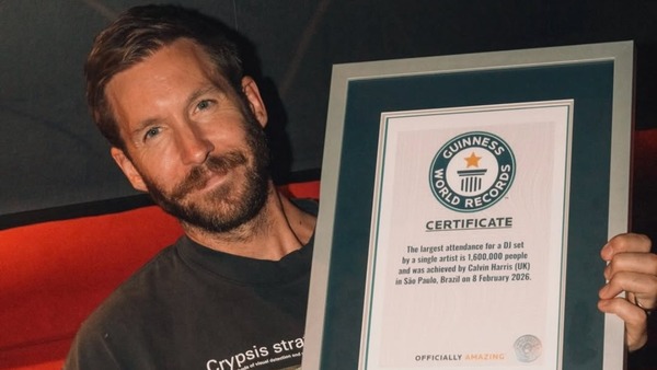 Calvin Harris entra para o Guinness após feito histórico no Brasil