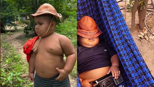 'Seu Chico': menino de dois anos viraliza com jeito de 'idoso' no Ceará