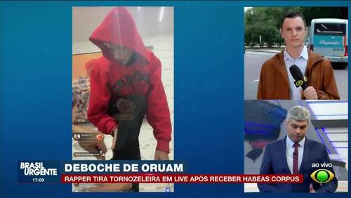 Oruam retira tornozeleira em live horas após habeas corpus