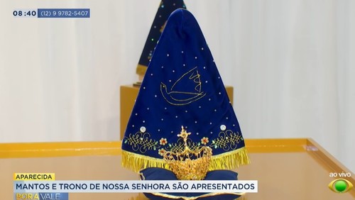 Santuário de Aparecida apresenta novos mantos e trono de Nossa Senhora
