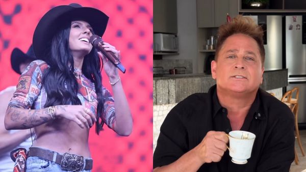 Leonardo volta a beber e Ana Castela brinca: 'Vai inchar de novo'