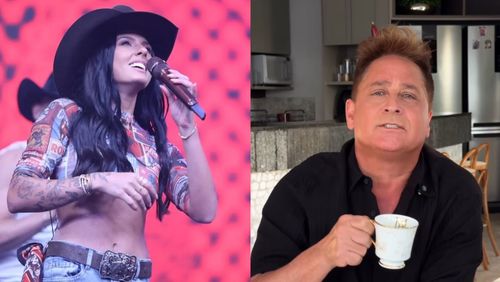 Leonardo volta a beber e Ana Castela brinca: 'Vai inchar de novo'