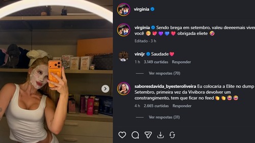 Virginia pode ser processada por expor mulher que a chamou de brega; entenda