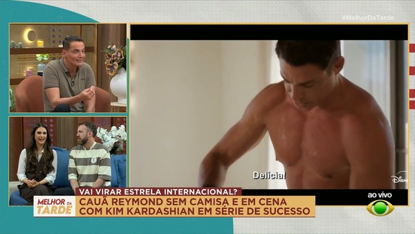 Cauã Reymond surge sem camisa em série com Kim Kardashian; veja trailer