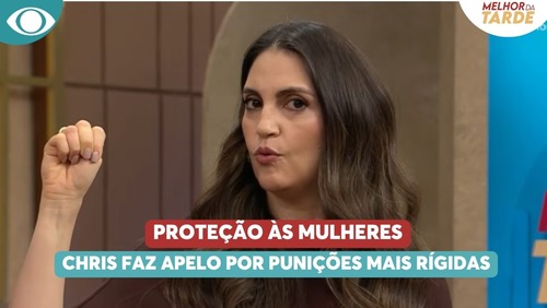 Chris Flores defende leis mais duras contra feminicídio: "Existe sim"