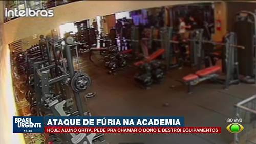 Aluno quebra vidros e provoca confusão em academia na Zona Oeste de SP