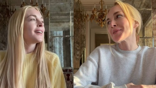 Lindsay Lohan homenageia gêmeas de 'Operação Cupido': 'Feliz aniversário'