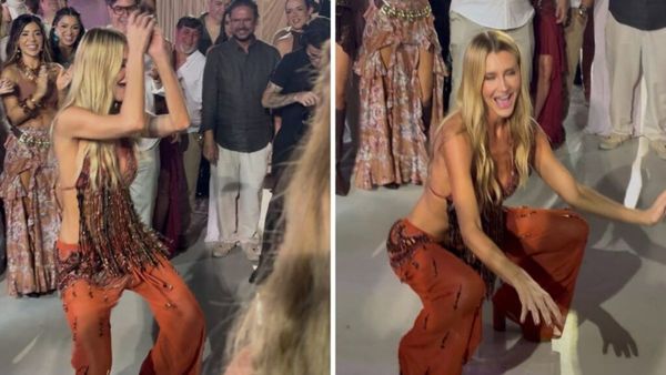 Aplaudida por Justus, Ana Paula Siebert dança "Na Boquinha da Garrafa"