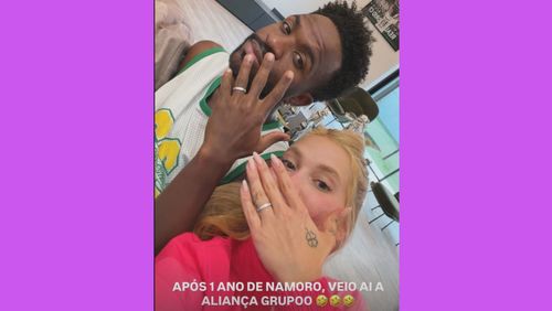 Virginia ganhou aliança de namoro semanas antes de término com Vini Jr.