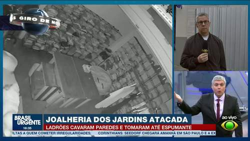 Veja como ladrões agiram para furtar joalheria em bairro nobre de SP