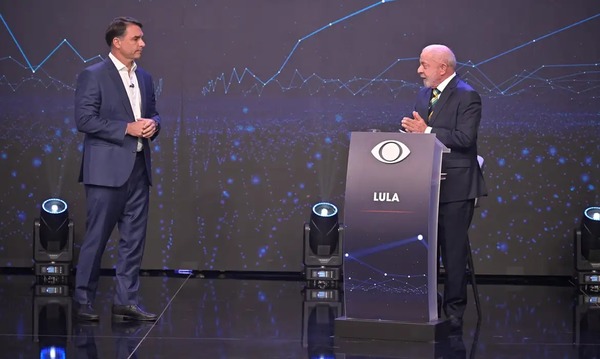 Debate na Band: Flávio diz que não 'passará a mão em cabeça de bandido como atual governo'