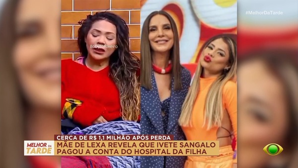 Ivete Sangalo teria oferecido R$ 1,1 milhão para pagar internação de Lexa