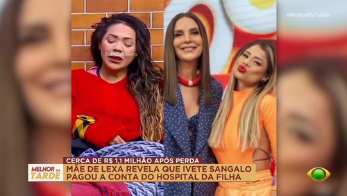 Ivete Sangalo teria oferecido R$ 1,1 milhão para pagar internação de Lexa