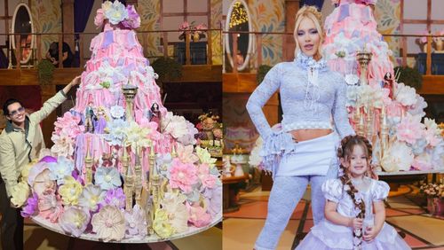 Confeiteiro detalha produção de bolo de filha de Virginia: '1 tonelada'