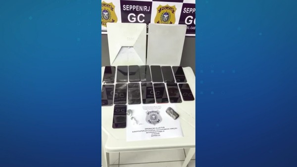 Antenas via satélite são apreendidas em presídio do Rio de Janeiro