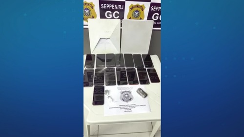 Antenas via satélite são apreendidas em presídio do Rio de Janeiro