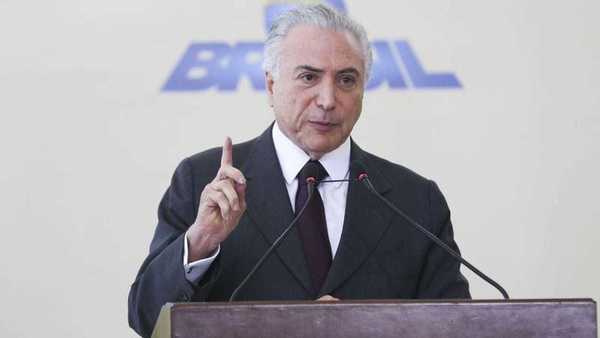 Temer pede "grande conversação nacional" a Lula para pacificar país