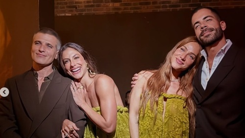Mari Gonzalez e Giovanna Ewbank apostam no mesmo vestido em casamento de Juliette e movimentam as redes sociais