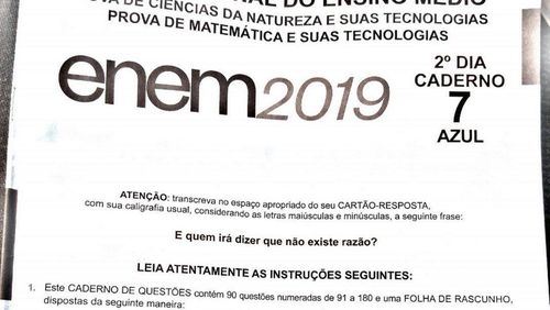 Falha em notas do Enem ocorreu em duas etapas, afirma gráfica