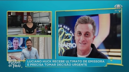 Globo intima Luciano Huck a decidir entre contrato na TV e política