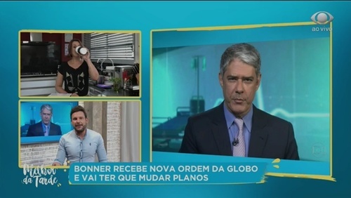William Bonner recebe nova ordem da TV Globo