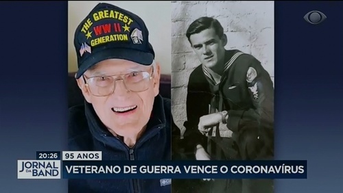 Veterano de guerra de 95 anos vence a batalha contra o coronavírus