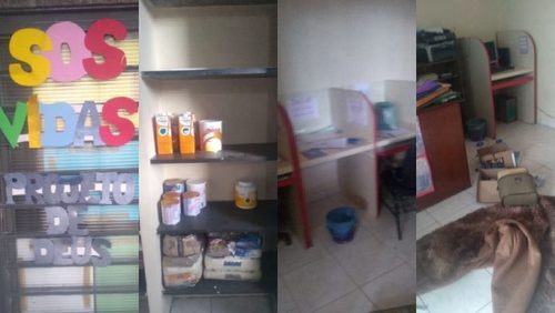 Casa de apoio é furtada durante a madrugada no Campos Elíseos