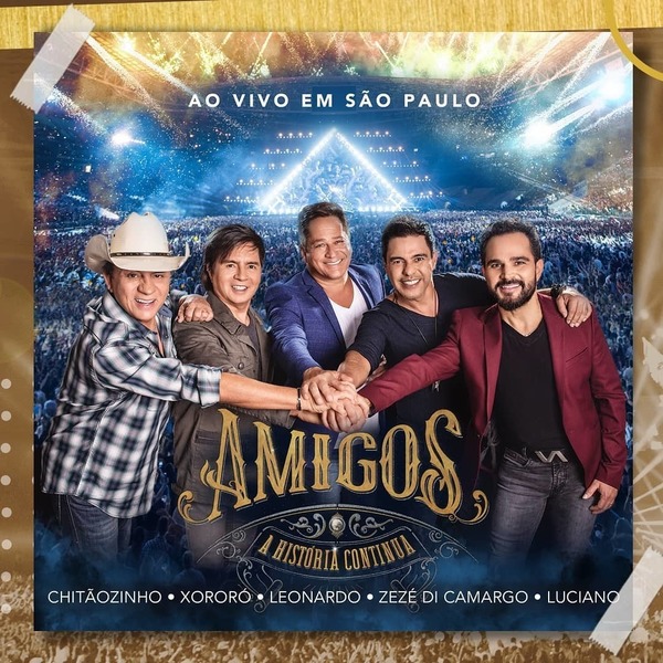 Amigos farão live no Allianz Parque no final do mês