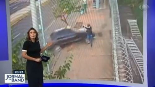 Homem escapa da morte por um triz em Ribeirão; assista