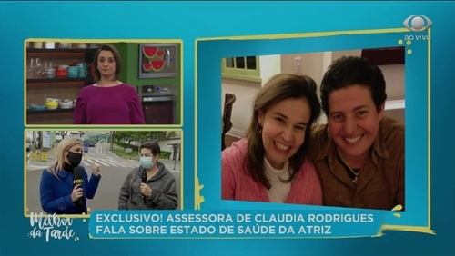 Claudia Rodrigues sofre acidente e fratura a coluna