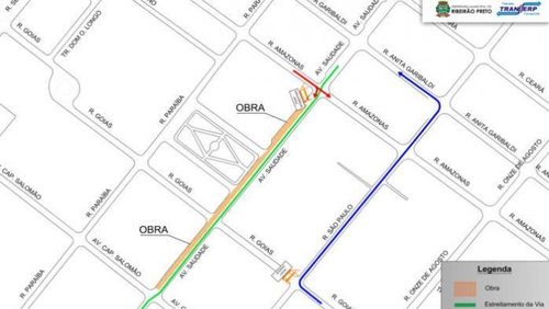 Avenida Saudade será interditada para obras de mobilidade