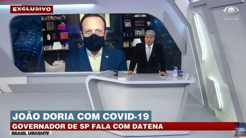 Assintomático, Doria diz que não está tomando medicações contra covid-19