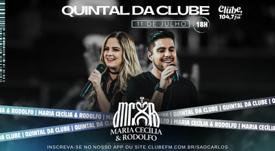 QUINTAL DA CLUBE COM MARIA CECILIA E RODOLFO