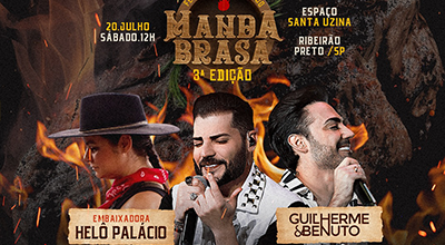 Par de Convites para o Manda Brasa Festival