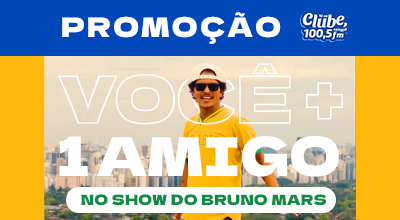 Promoção Bruno Mars em Sampa com a Clube FM!