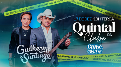 QUINTAL DA CLUBE COM GUILHERME E SANTIAGO