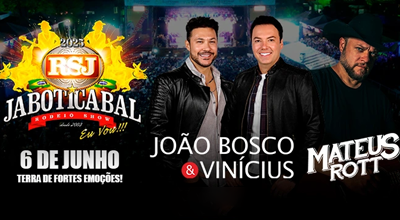 Par de Convites Rodeio Show Jaboticabal - JB & V e Mateus Rott [06.06.2025]
