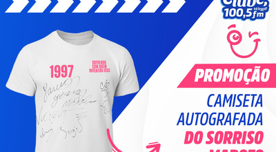 Camiseta Autografada do Sorriso Maroto