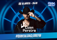 Luan Pereira no Quintal da Clube FM 