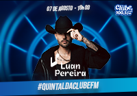 Luan Pereira no Quintal da Clube FM 
