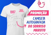 Camiseta Autografada do Sorriso Maroto