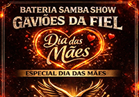 Vale 1 mesa para Bateria Samba Show Gaviões da Fiel [10.05]