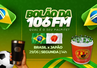 Bolão da 106: Brasil x Japão