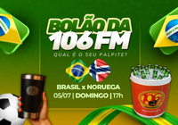 Bolão da 106: Brasil x Noruega