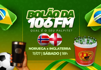 Bolão da 106: Noruega x Inglaterra