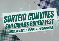 SORTEIO CONVITES SAO CARLOS RODEIO FEST 91